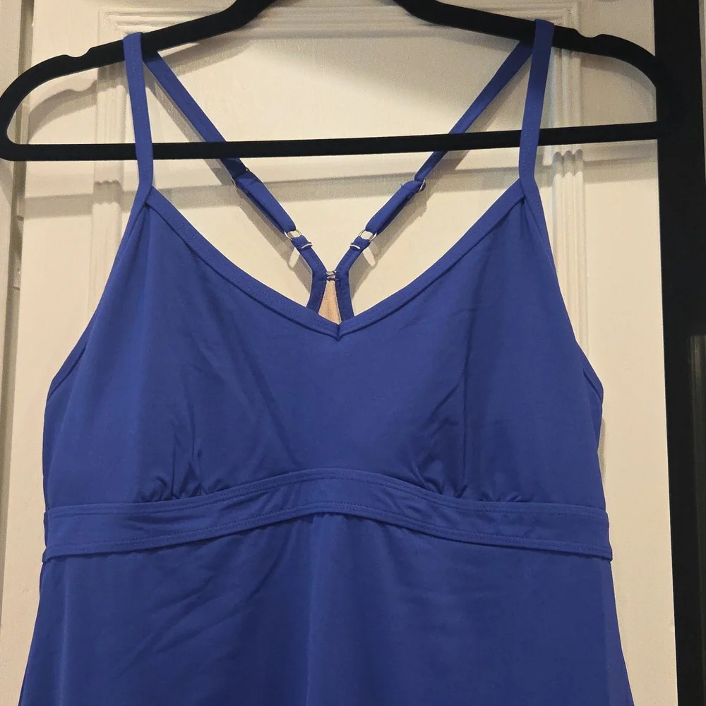 Athleta Royal Blue Dress With Built In Bra. Perfect For Pickleball, Golf, Tennis - Picture 2 of 11